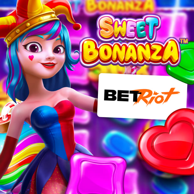 Sweet Bonanza Jeu et BetRiot Casino Superbe Sweet Bonanza par Pragmatic Play avec BetRiotCasino